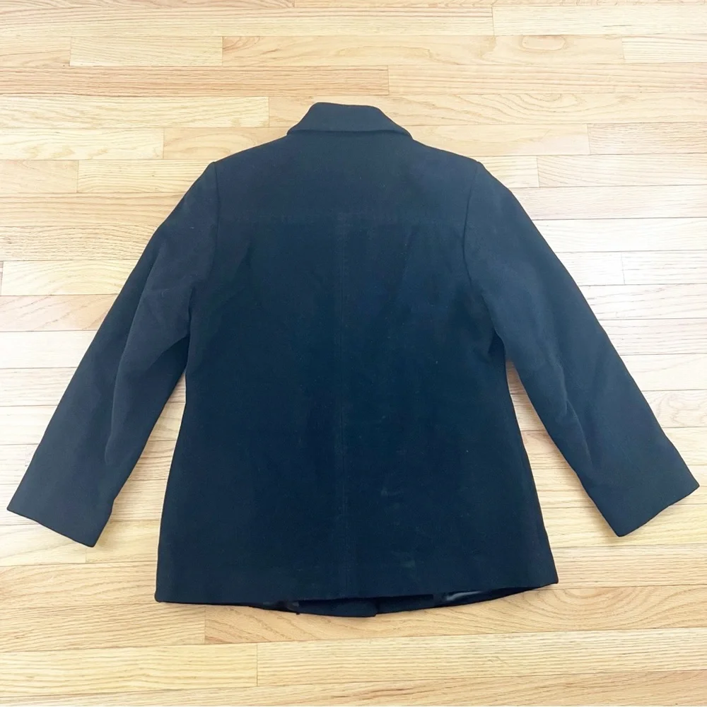 Kristen Blake Black Pea Coat‎ Size 8P